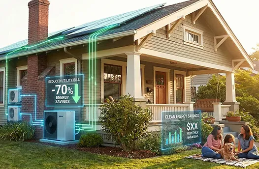 Heat Pumps + Solar Energy Savings