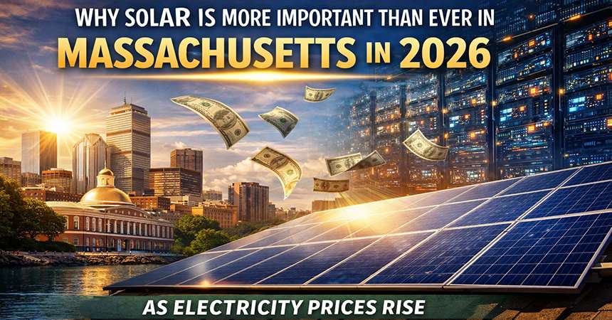 Massachusetts Electricity Prices Are Rising - Why Solar Matters in 2026