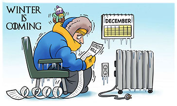 Winter is Coming with "Much" Higher Electric Bills!