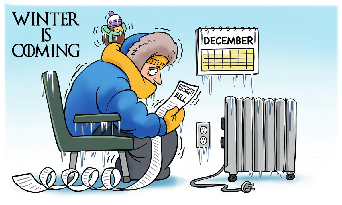 Winter is Coming with "Much" Higher Electric Bills!