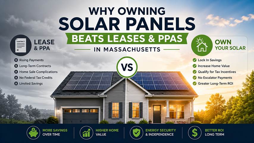 Why Buying Solar Panels in Massachusetts Beats Leases, PPAs & TPO Solar