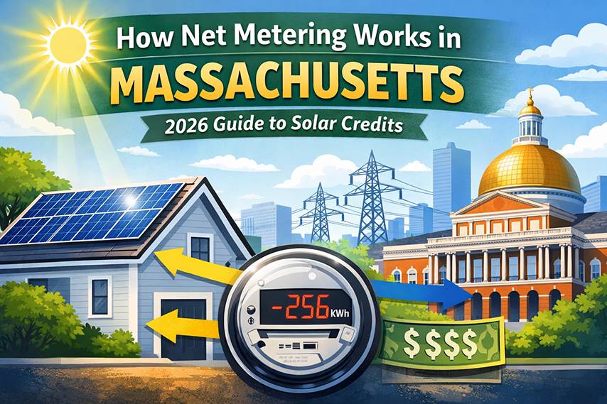 How Net Metering Works in Massachusetts (2026 Guide to Solar Credits)