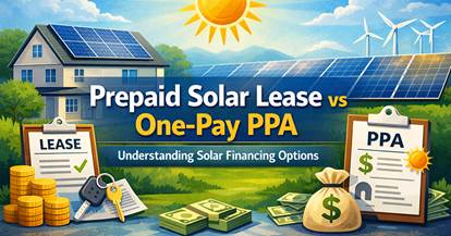 Prepaid Solar Lease vs One-Pay PPA: How These Solar Financing Options Work