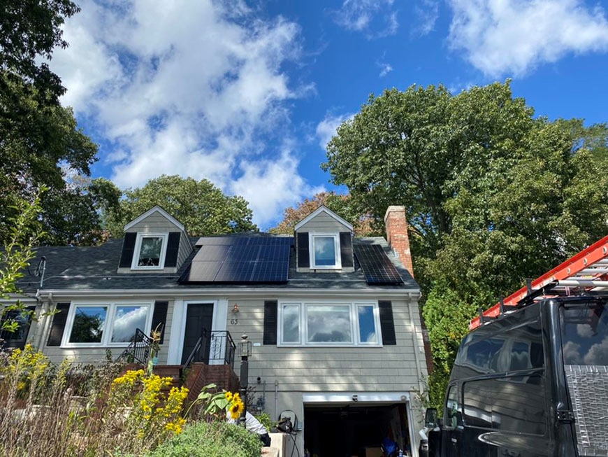 Solar Installation in Dedham, MA