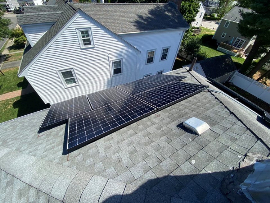 Solar Installation in West Roxbury, MA