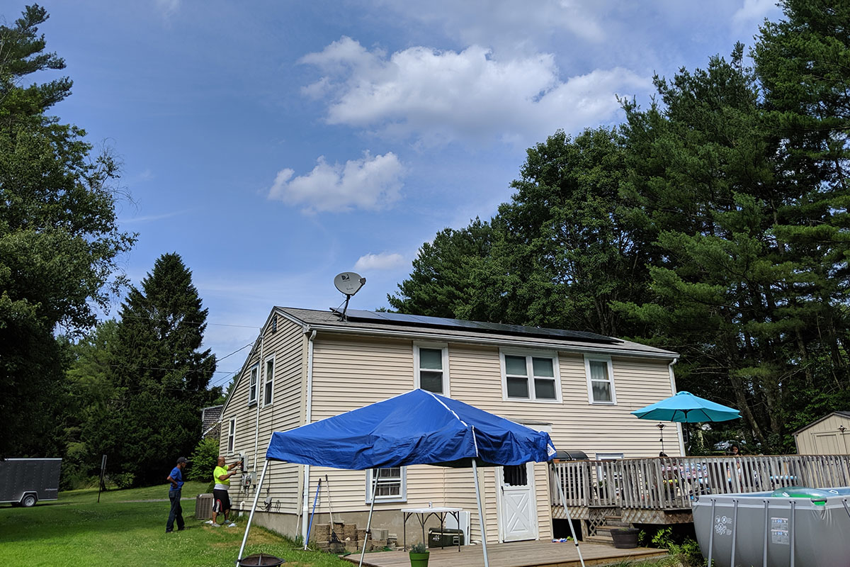 Solar Installation in Bridgewater, MA Solar Installation in Bridgewater, MA