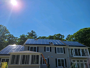 Residential Solar Install in Beverly, MA